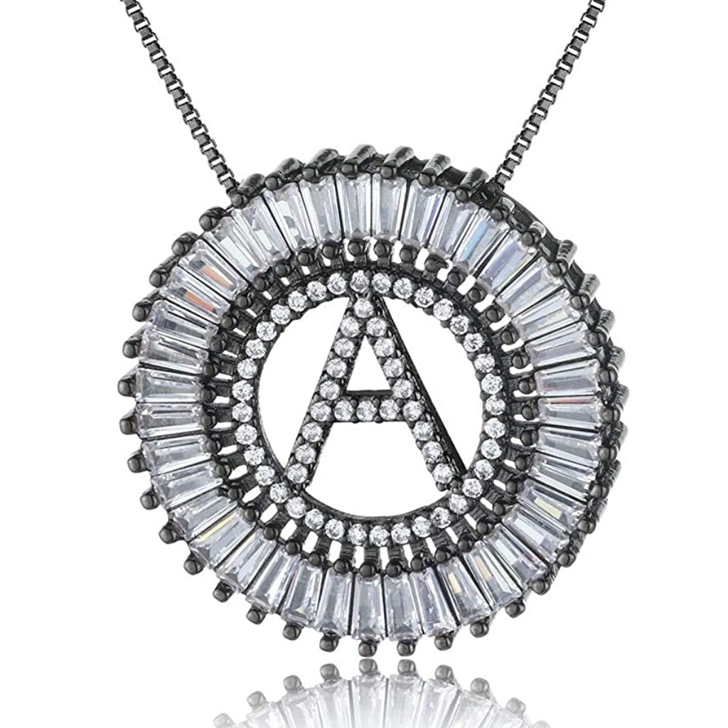 Alphabet Necklaces Charms Women Initial AZ